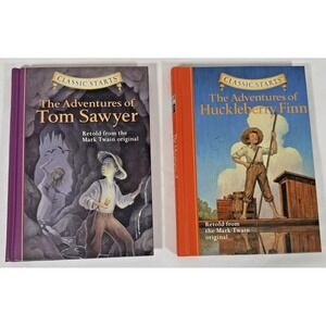 Sterling Classic Starts Books Kids Multi Mark Twain Tom Sawyer Huckleberry Finn
